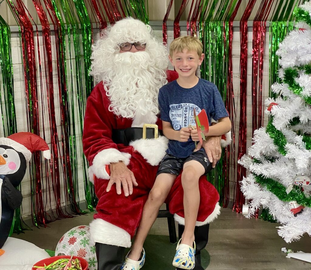 Campground Christmas in July